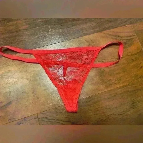 Very sexy 32C red lace baby doll w/ MATCHY panty - Picture 5 of 7